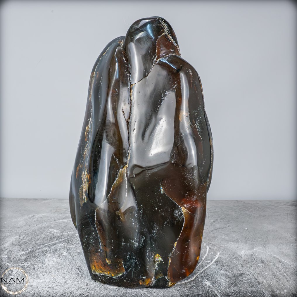 自然蓝-红琥珀 Freiform 磨光- 2720.72 g #1.0