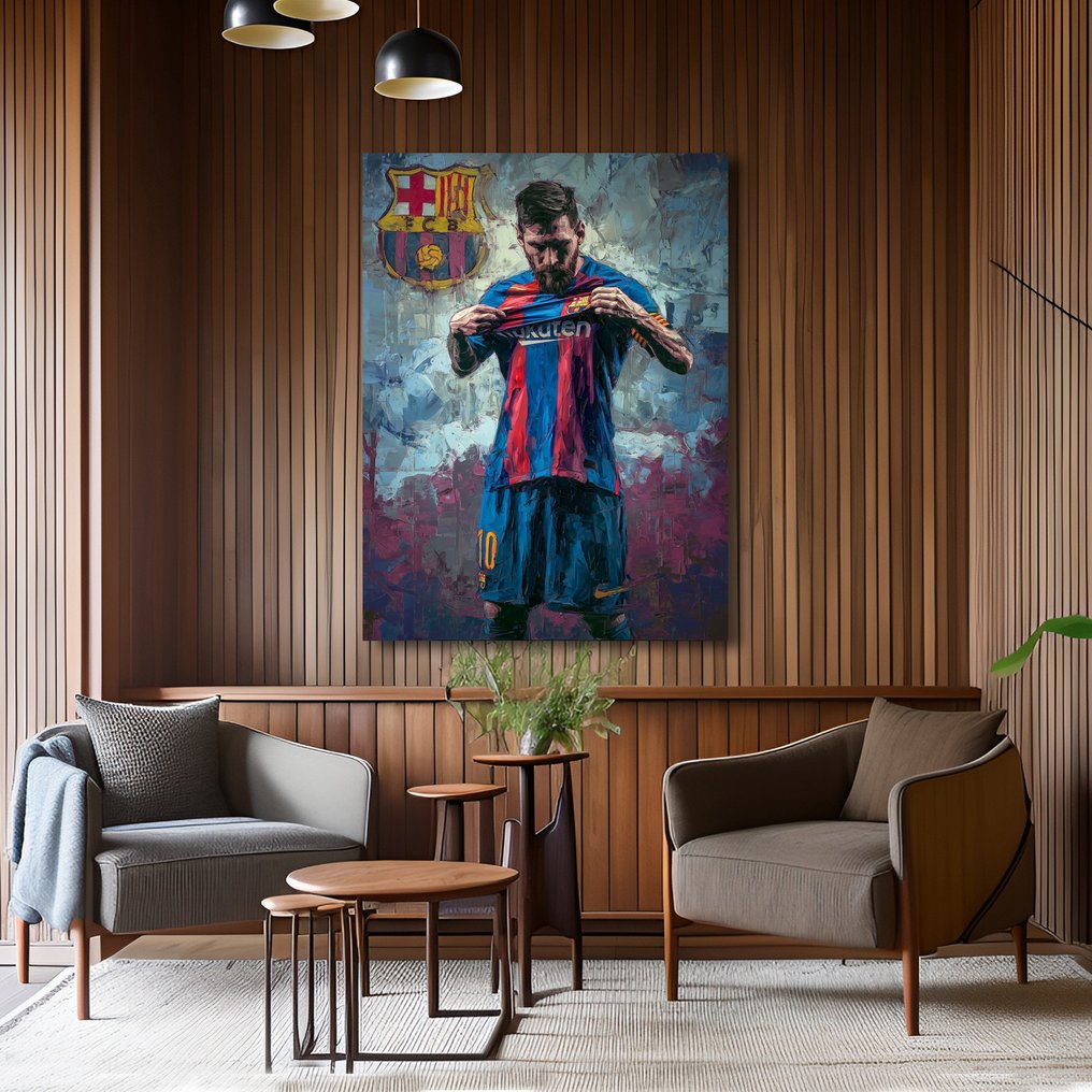 Canvas Fit - Alberto Ricardo - “Eterno Capitán – Messi y el Alma del Barça” #1.0