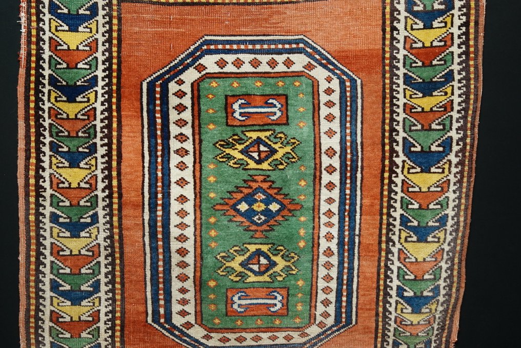 古董哈萨克 - 地毯 - 115 cm - 104 cm #2.1