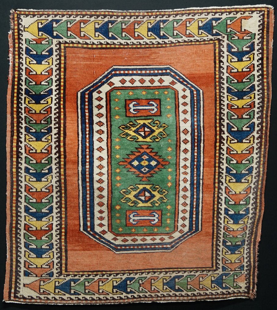 古董哈萨克 - 地毯 - 115 cm - 104 cm #1.0