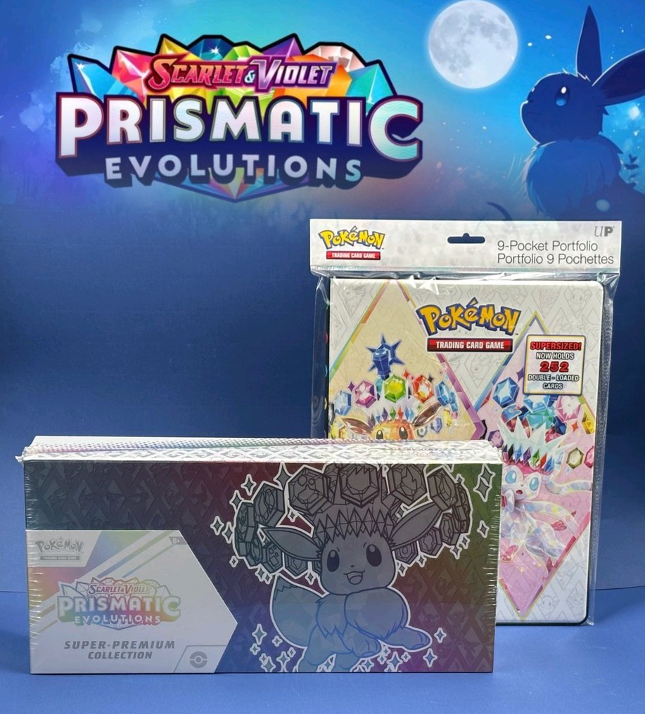 Pokémon Sealed box - Scarlet & Violet - Prismatic Evolutions - Super Premium Collection met 1x verzamelmap - 2025 - originele seal #1.0