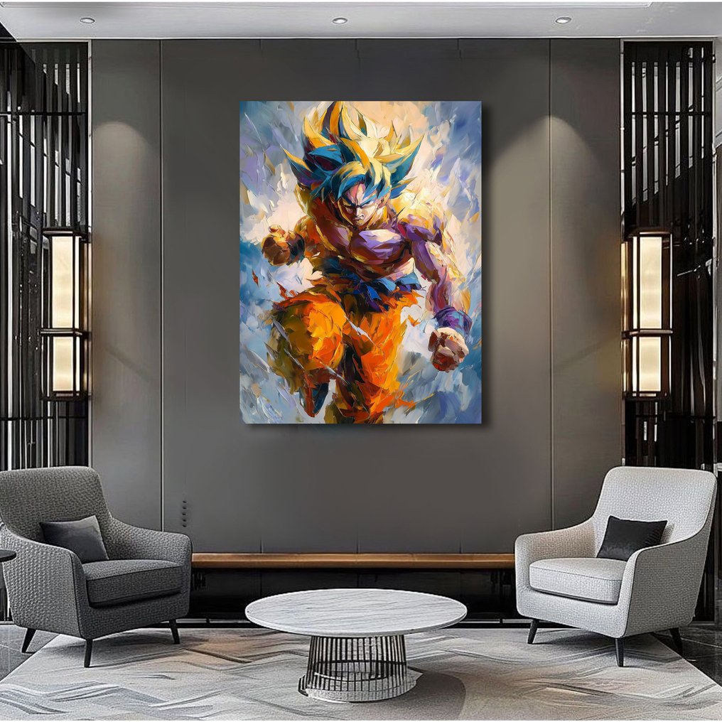 Canvas Fit - Alberto Ricardo - “El Guerrero del Cosmos: Goku en su Ascenso Final” #3.2