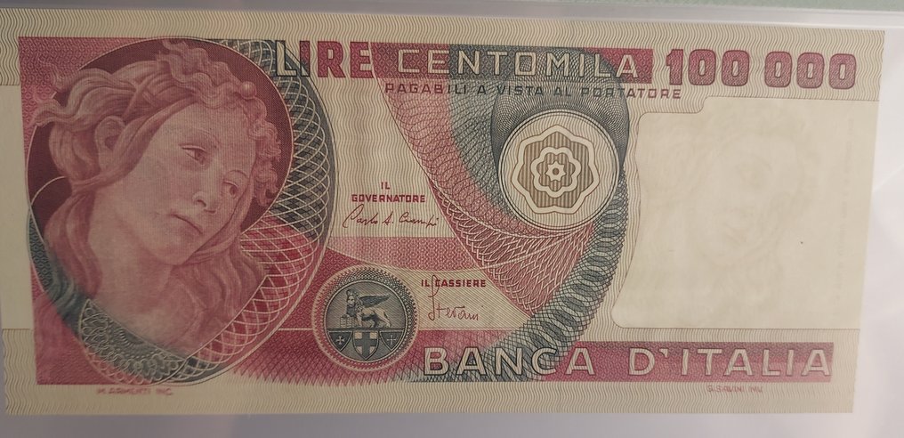 Olaszország. - 100 000 Lire - 1982 - Pick 108c / Gigante BI 83B (Nincs minimálár) #1.0