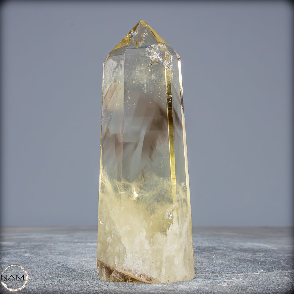 First Quality Phantom-Citrine Crystal, 1283.90 ct- 256.78 g #1.0