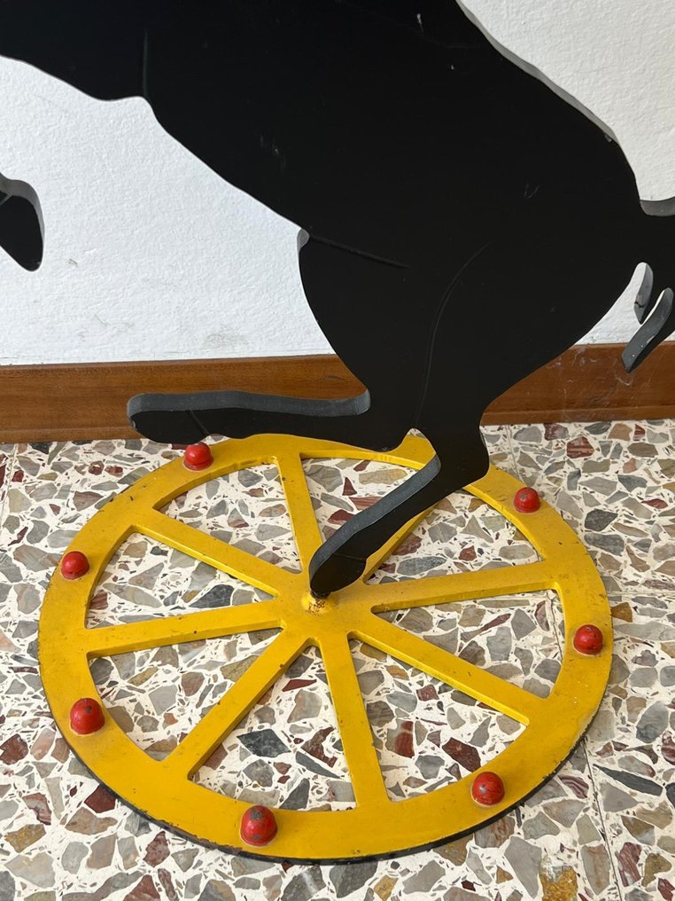 Sculpture, CAVALINO ATTR FERRARI - 80 cm - Iron #3.2