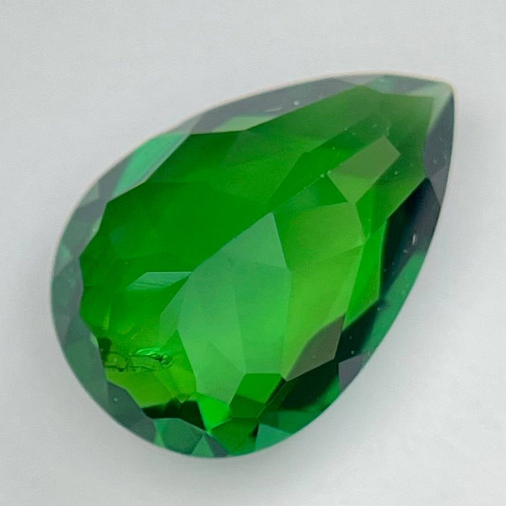 1 pcs  绿色 电气石  - 1.35 ct - 国际有色宝石协会（ICA GemLab） - 铬色碧玺 #1.0