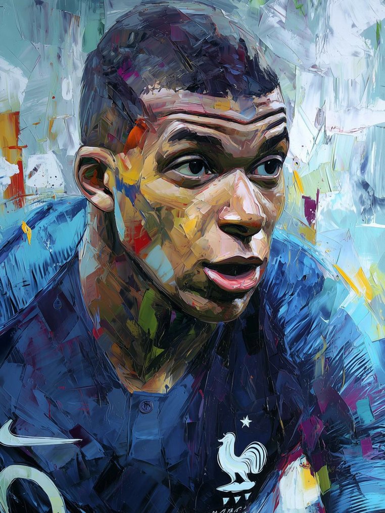 Canvas Fit - Alberto Ricardo - “Mbappé: El Relámpago de Francia” #1.0