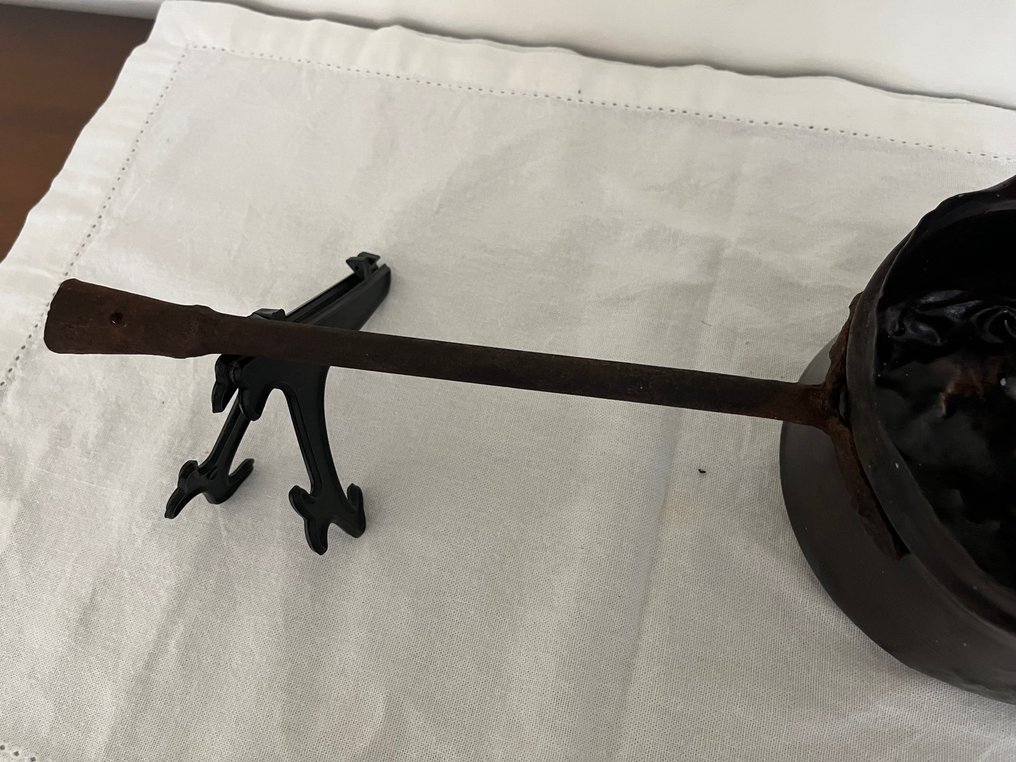 Brazier - Copper, Iron - Antique bed warmer #4.3