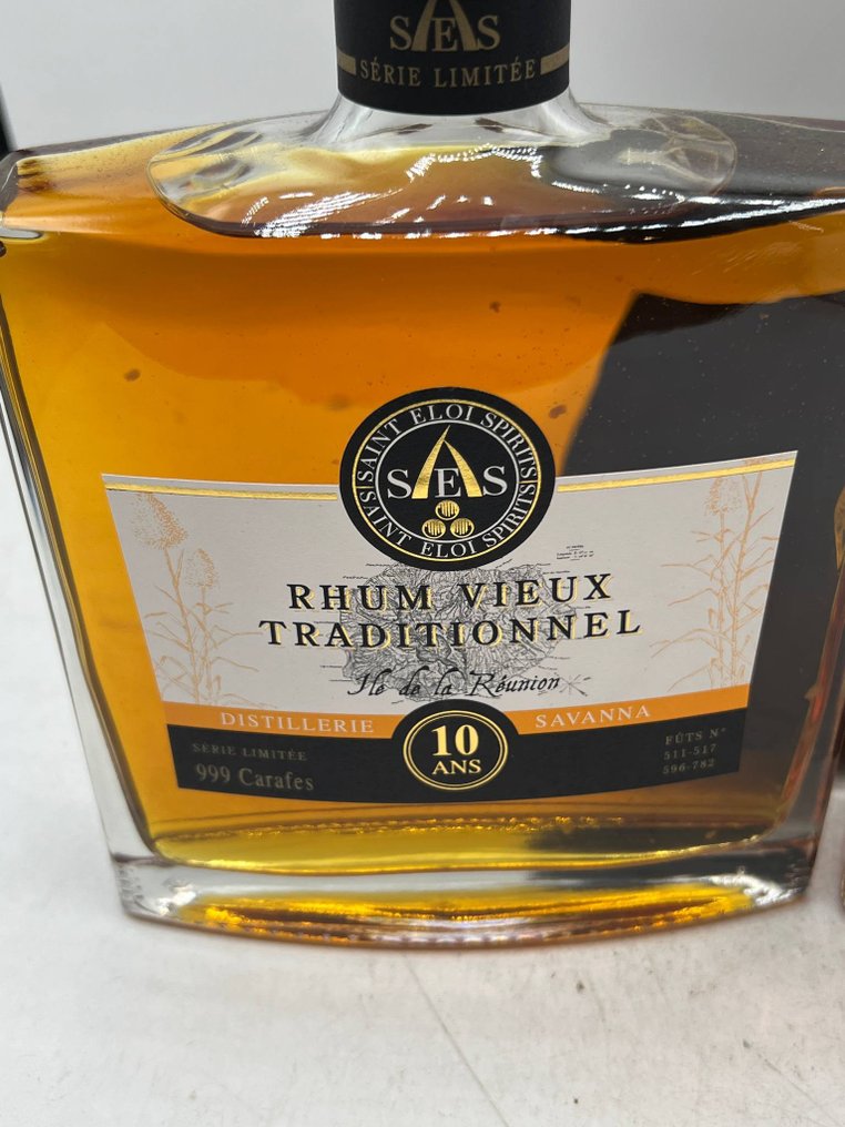 Savanna 10 years old Saint Eloi Spirits - Rhum Vieux Traditionnel  - 70 cl - 2 flaskor #1.0