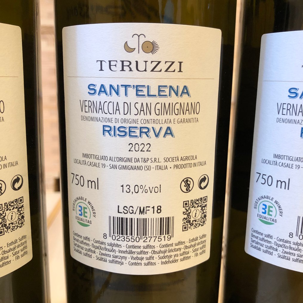 2022 Teruzzi, Riserva Sant’Elena - Toscana - 6 Bottiglie (0,75 L) #2.1