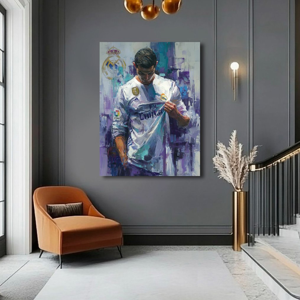 Canvas Fit - Alberto Ricardo - "Cristiano: Orgullo Blanco" #4.3