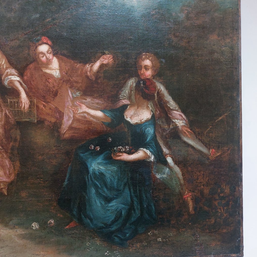 Italiensk skole (XVIII) - Scena galante #3.2