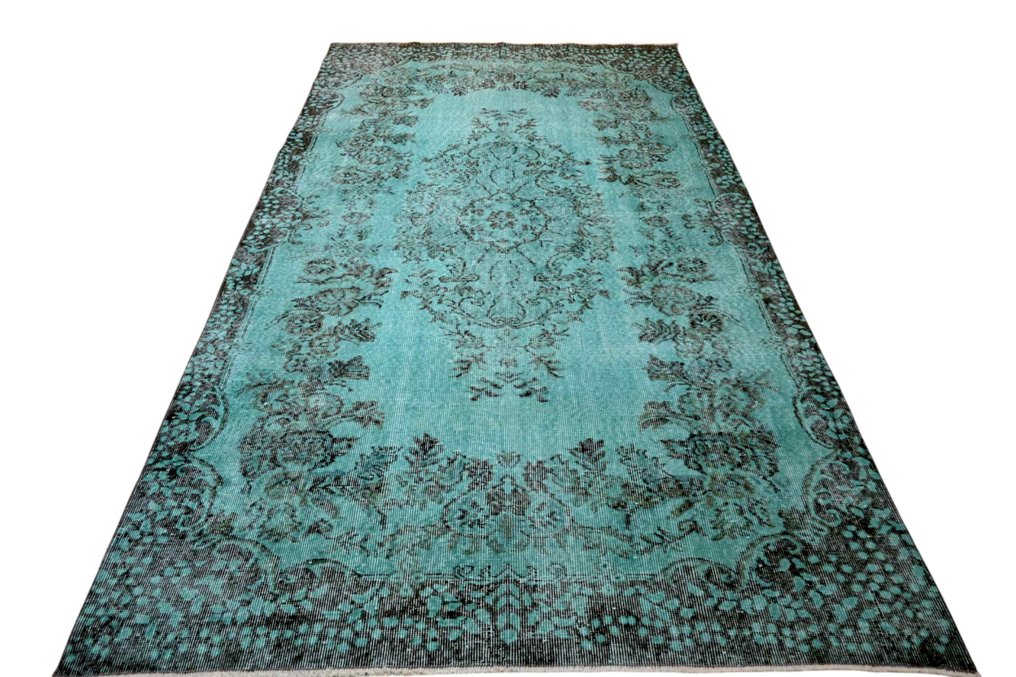 绿松石 复古 - 小地毯 - 280 cm - 165 cm - 带有证书 #4.3