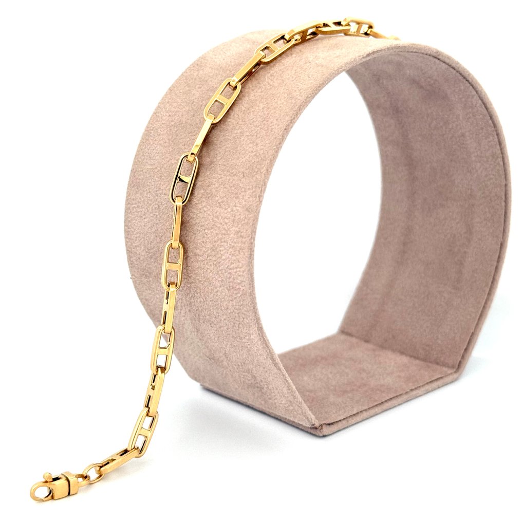 χωρίς τιμή ασφαλείας - Handmade - Βραχιόλι - 5.3 g - 18 καράτια Κίτρινο χρυσό #2.1