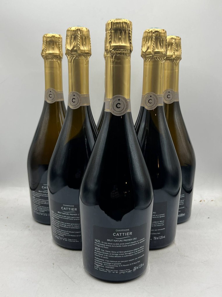 Cattier, 400 ans Brut Nature - Champagne Premier Cru - 6 Pullot (0.7 L) #2.1