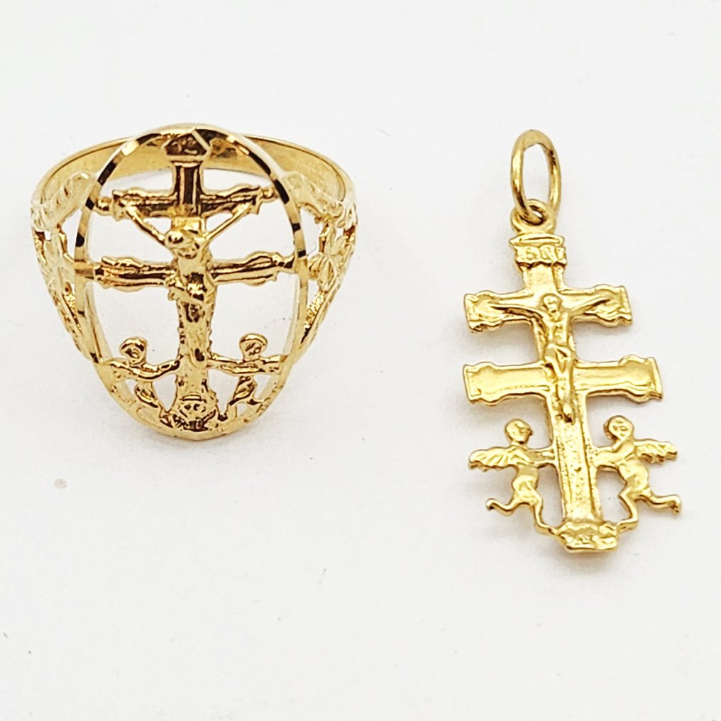 戒指 - 18K包金 黄金 #1.0