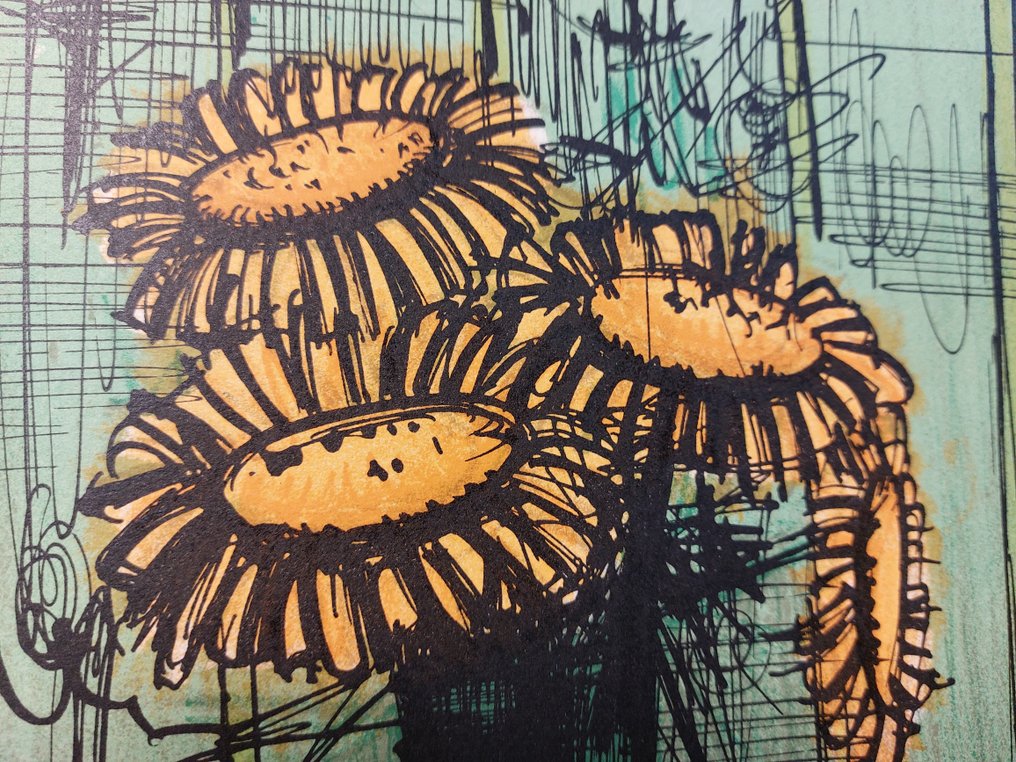 Bernard Buffet (1928-1999) - Bouquet de tournesols #2.1