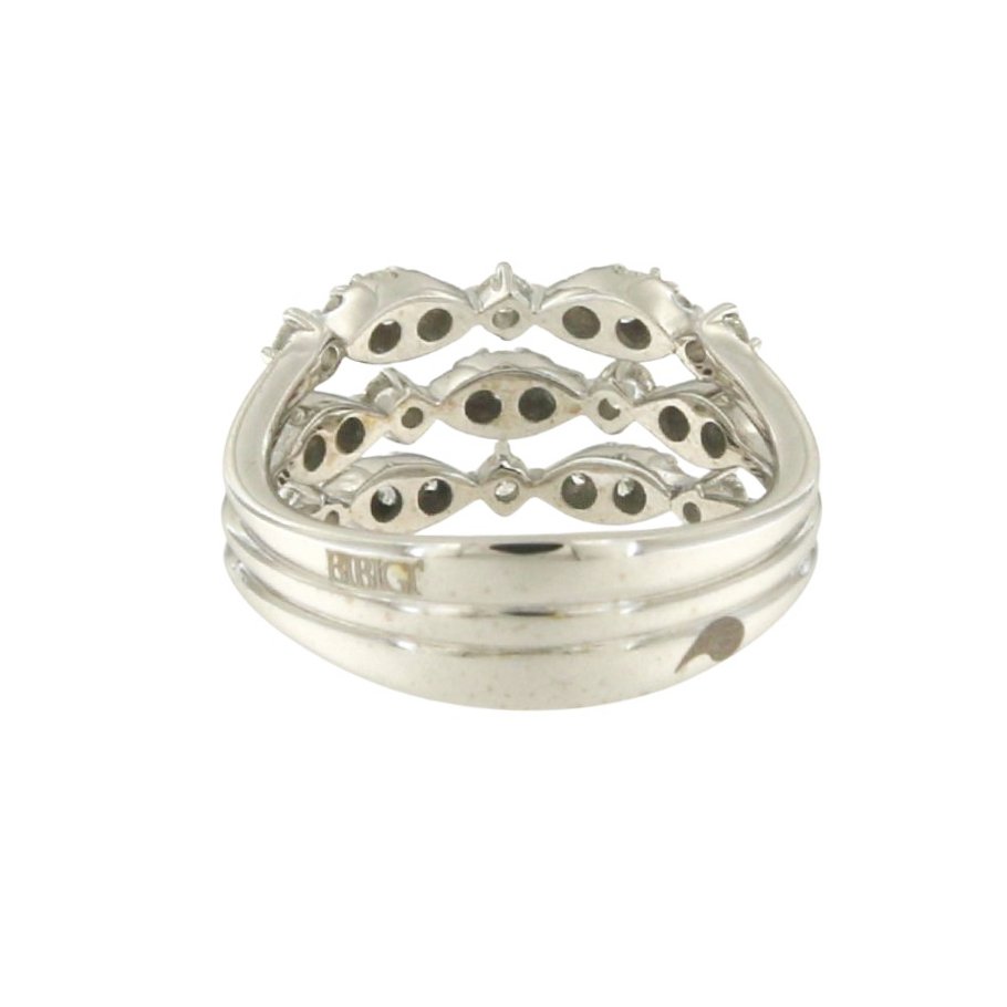 Bibigi - Δαχτυλίδι - 18 καράτια Λευκός χρυσός Διαμάντι (Φυσικό)  #4.3