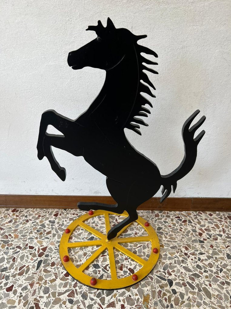 Sculpture, CAVALINO ATTR FERRARI - 80 cm - Iron #1.0