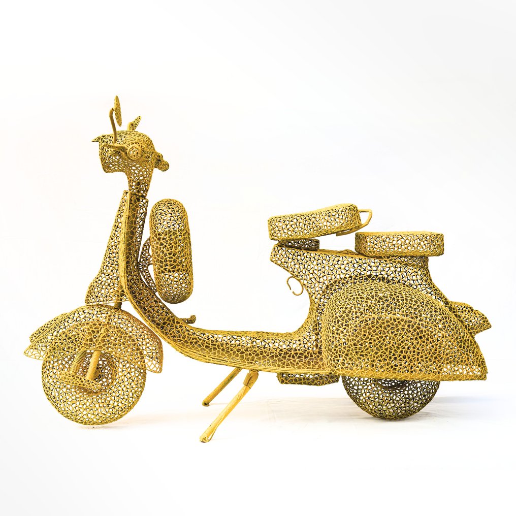 Anacleto Spazzapan - 雕刻, Vespa - 123 cm - 鋼 - 2015 #1.0