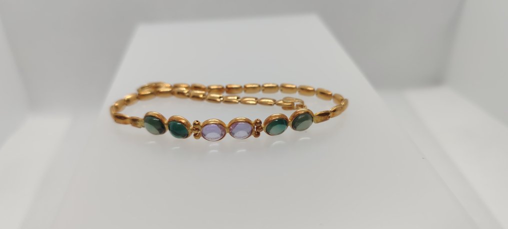 Βραχιόλι - 18 καράτια Κίτρινο χρυσό Σμαράγδι - Χρυσός 18 καρατίων #4.3