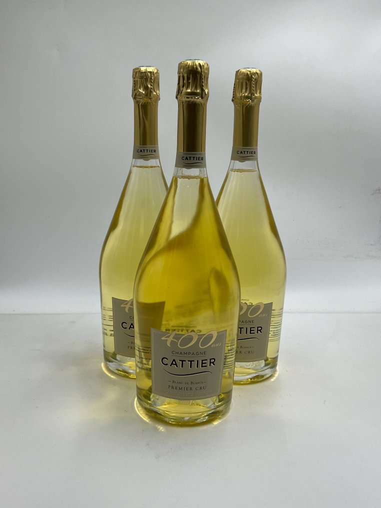 Cattier, Blanc de Blancs 400ans - 香檳 Premier Cru - 3 馬格南瓶 (1.5L) #1.0