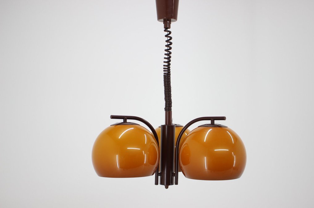 吊灯 - 丙烯 - 一盏太空时代风格的三灯吊灯 #1.0