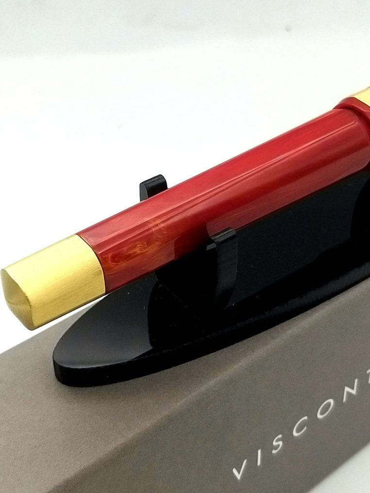 Visconti - Visconti Opera Gold Red FPM Steel Nib - Zonder Minimumprijs - Vulpen #3.2