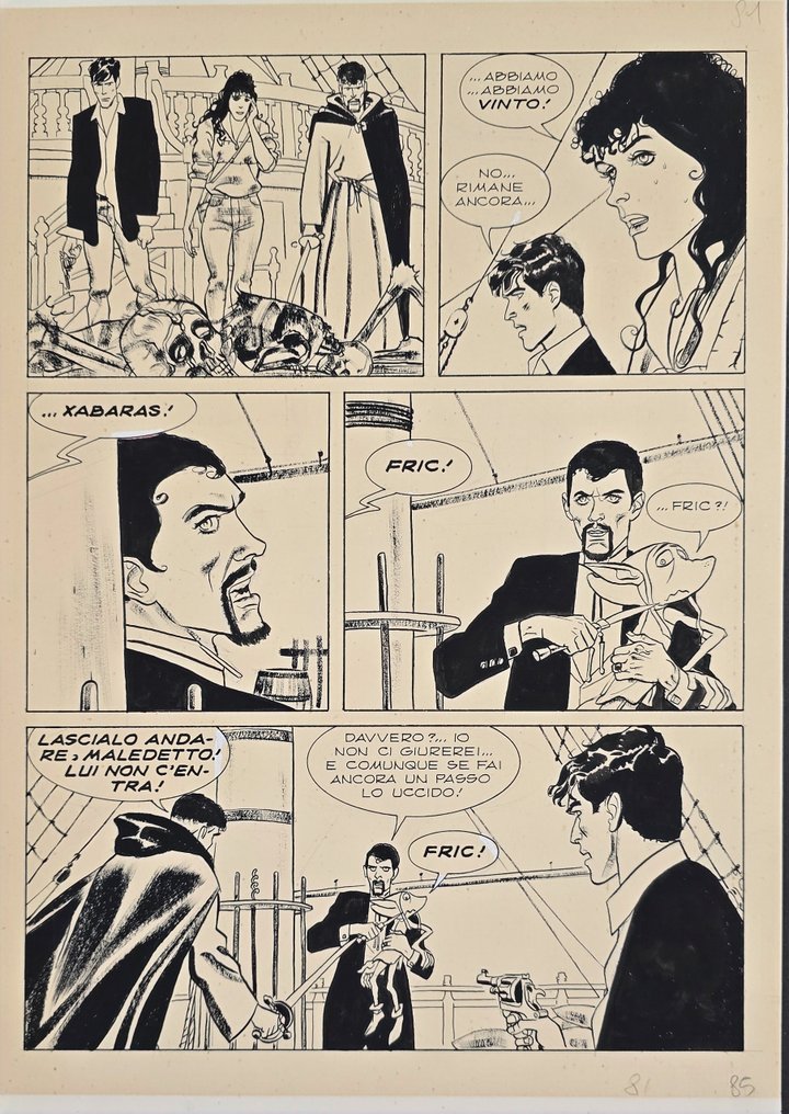 Stano, Angelo - 1 Original page - Dylan Dog - n. 100 "La Storia di Dylan Dog" #1.0