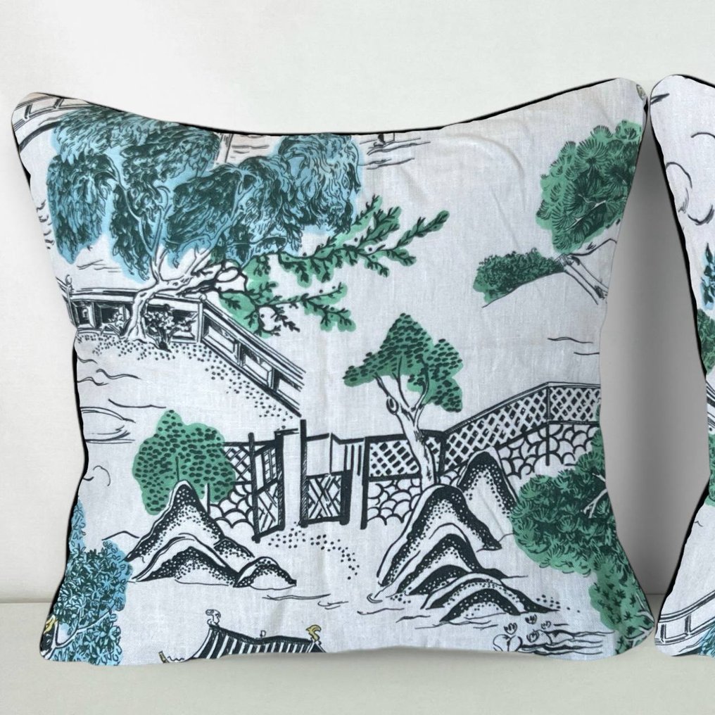 New pair of cushions made with Manuel Canovas fabric - 垫子 #3.2