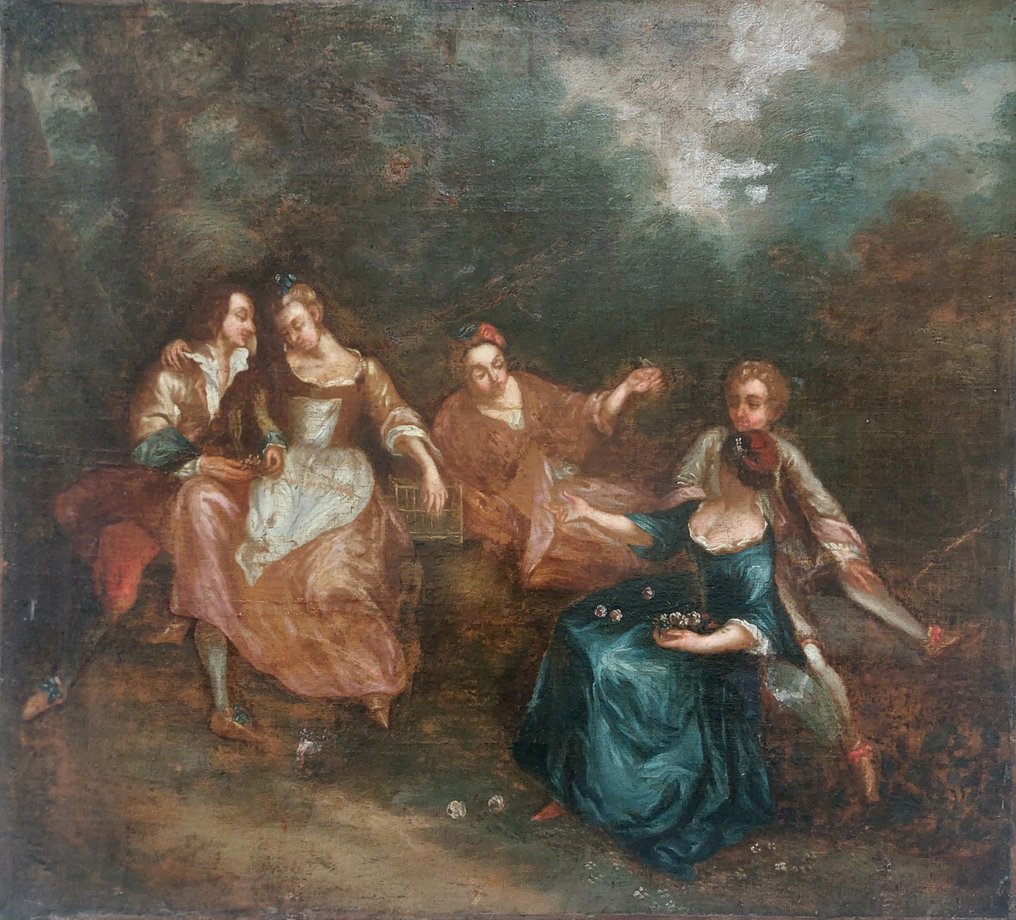 Italiensk skole (XVIII) - Scena galante #1.0