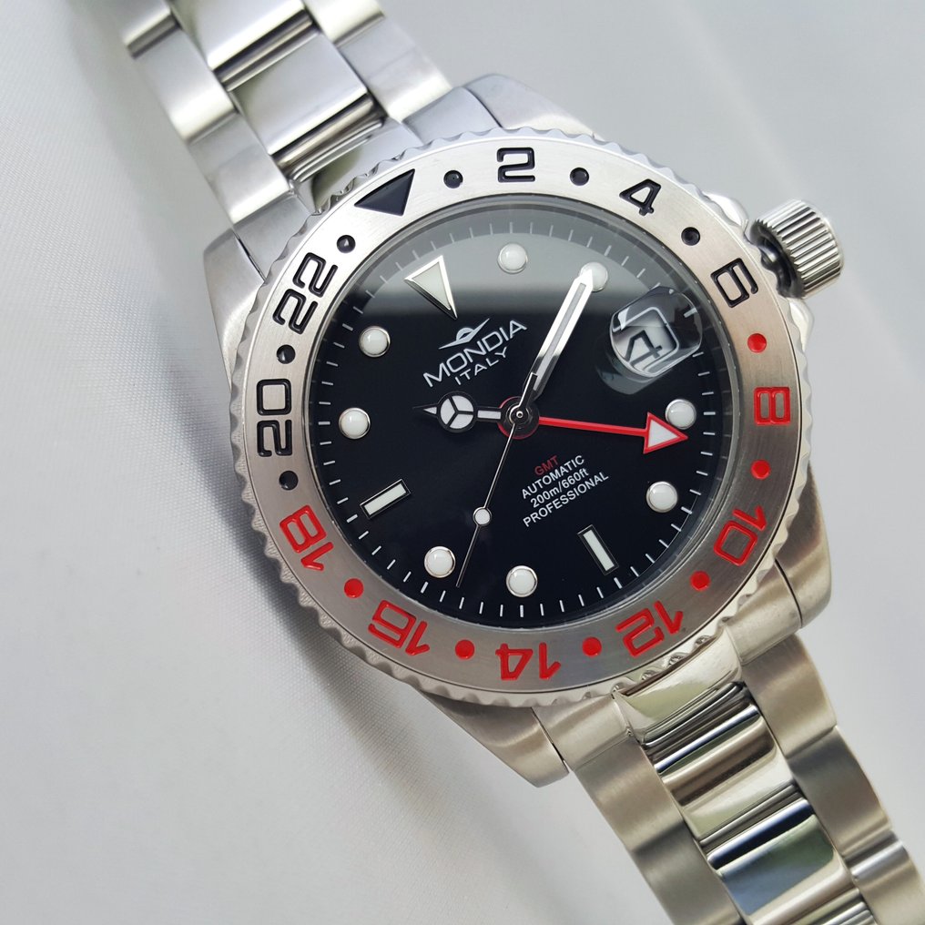 Mondia - Automatic GMT - 24 Jewels - Diver - New - 没有保留价 - 男士 - 2025 #3.2