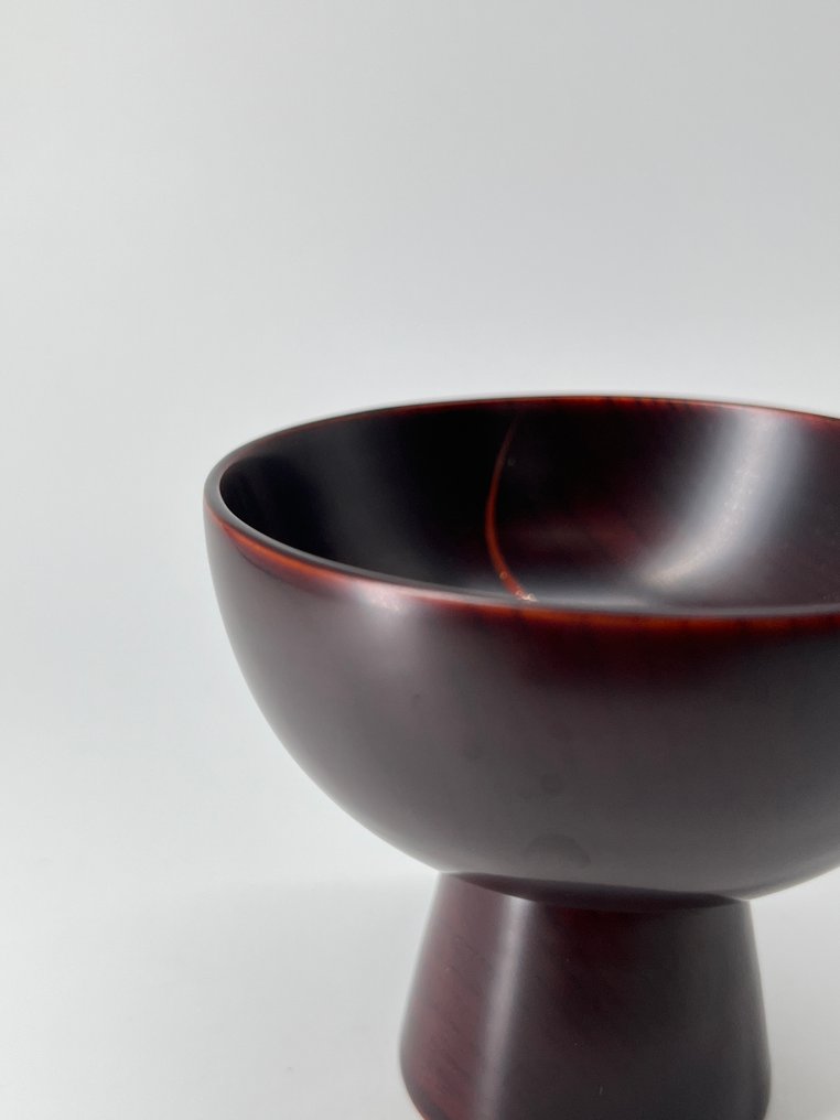 Aizu Lacquer - 佐 Iscribed - Ceașcă - Lemn, Lacar #3.2