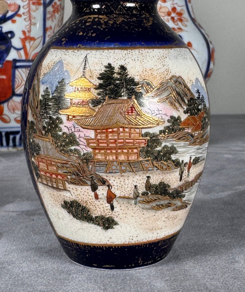 Vaso - Porcellana - Giappone - Un set di 4 vasi giapponesi #3.2