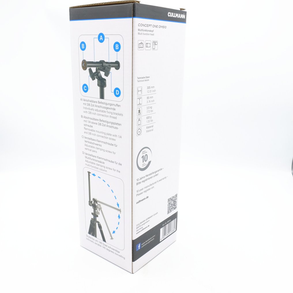 Cullmann Concept One OM510 Multifunctionele Kop (10 stuks) (8394) Tripodi #3.2