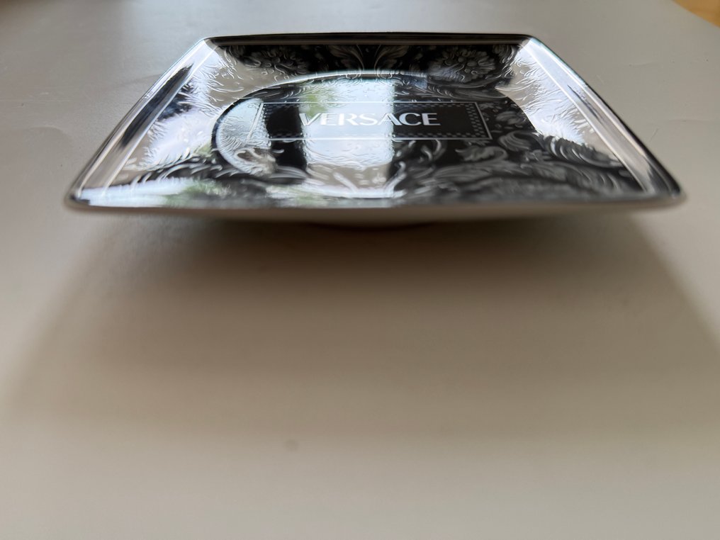 Rosenthal - Versace - 碟 - Barocco Haze Schälchen Quadratisch 12 cm - 瓷器 - Neu Orginalverpackt #4.3