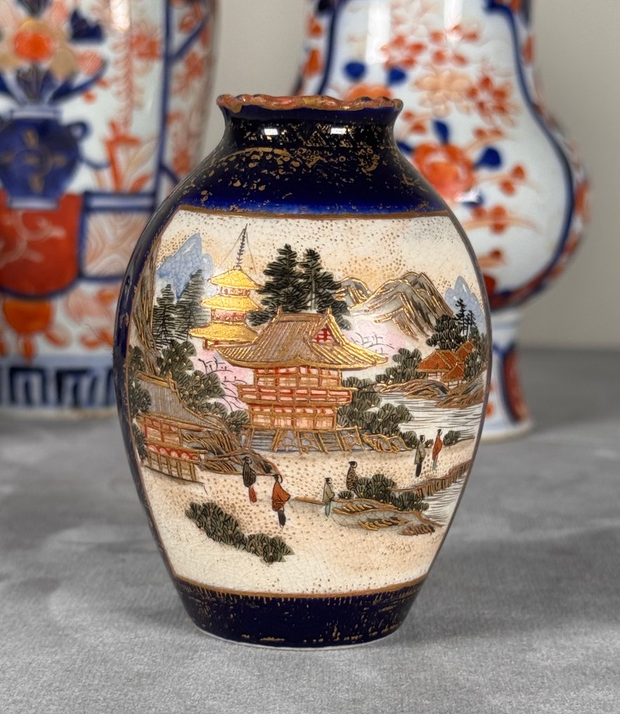 Vaso - Porcellana - Giappone - Un set di 4 vasi giapponesi #2.1