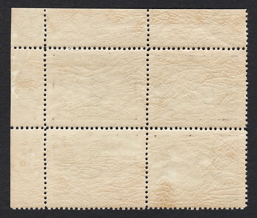 丹麦西印度群岛 1905 - 圣托马斯港被放置在积木上 #1.0