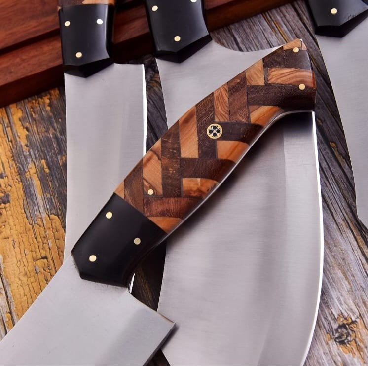 廚刀 - Chef's knife - 玫瑰木、橄榄木和钢 - 北美 #4.3
