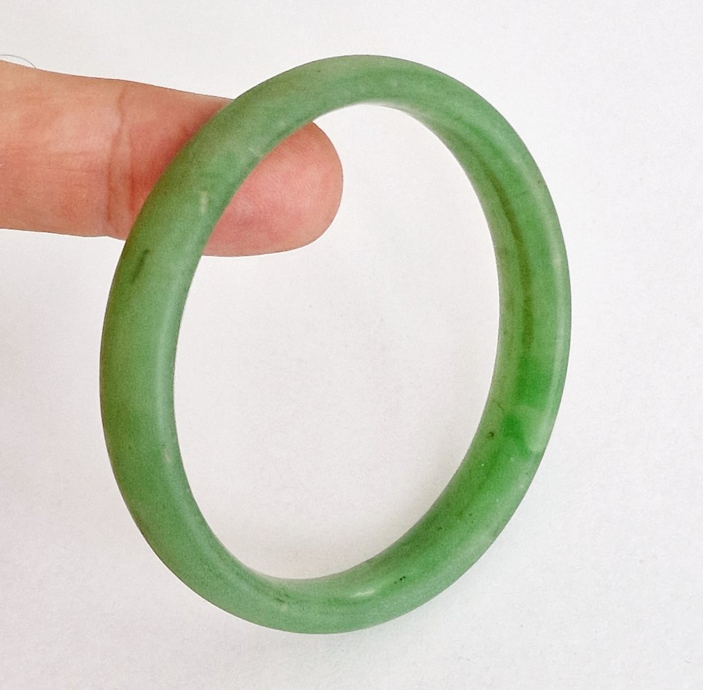 东山 绿色古老玻璃 Bracelet - 73 mm  (没有保留价) #1.0