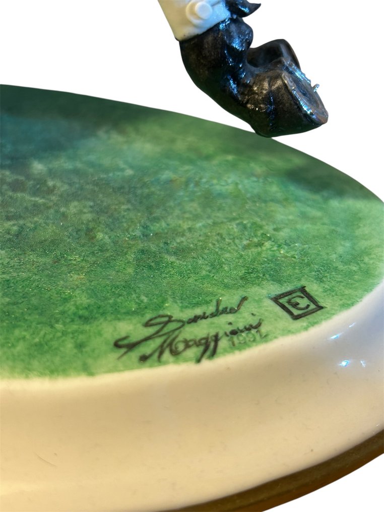 Capodimonte - Αγαλματίδιο - Cavaliere salto ostacoli - Κεραμικό #3.2