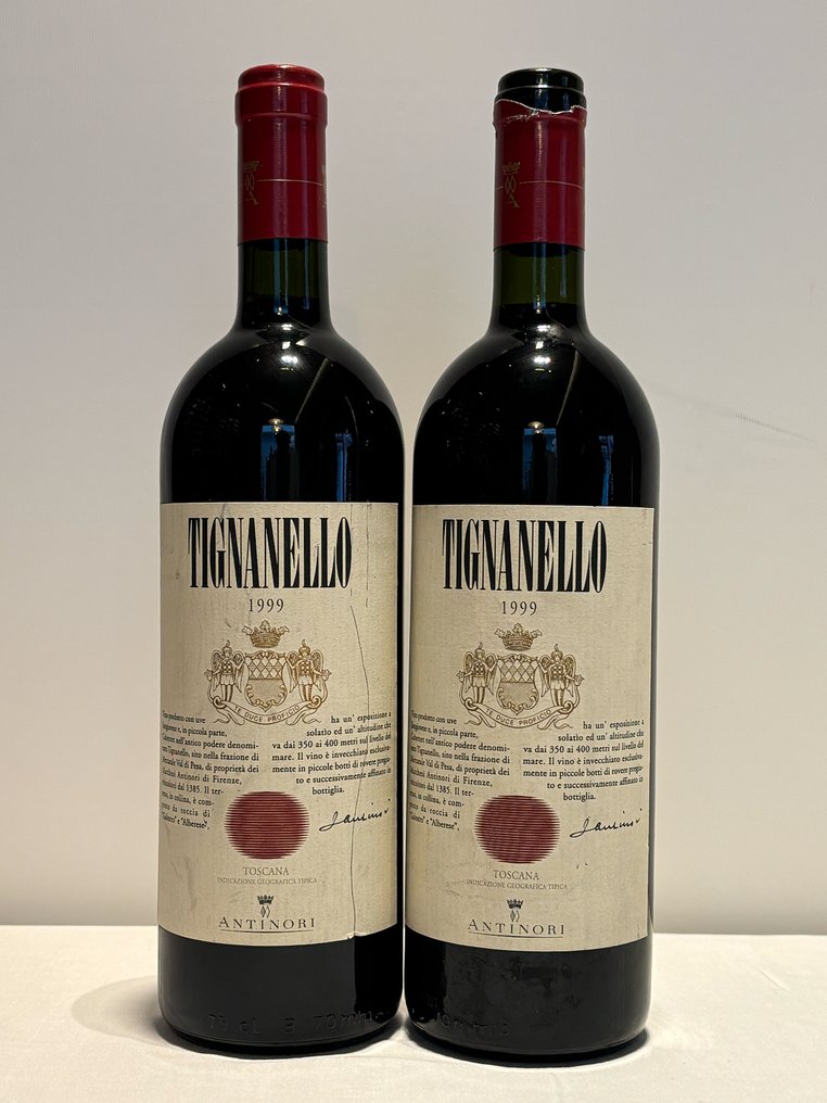 1999 Marchesi Antinori, Tignanello - Tuscany IGT - 2 Bottles (0.75L) #1.0
