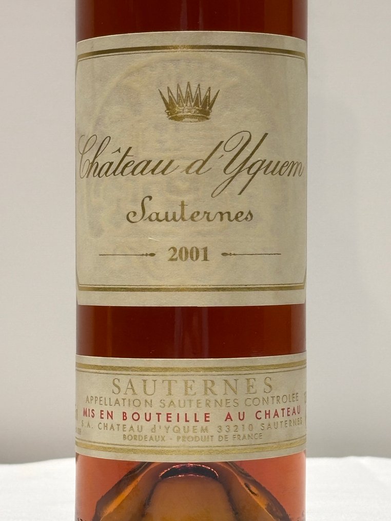 2001 Château d'Yquem - Sauternes 1er Cru Supérieur - 1 Half Bottle (0.375L) #2.1