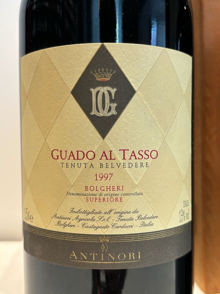 Marchesi Antinori, Guado al Tasso 1997, 2000, 2001 - Bolgheri DOCG - 3 Magnums (1.5L) #4.3
