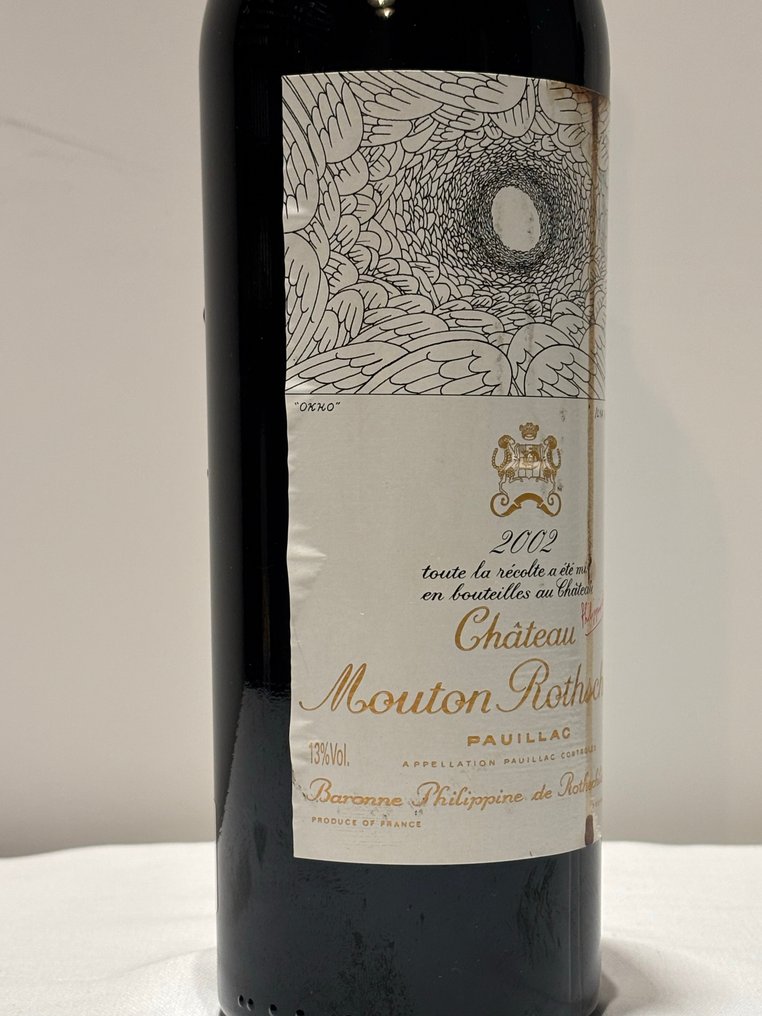2002 Château Mouton Rothschild - Pauillac 1er Grand Cru Classé - 1 Bottles (0.75L) #3.2