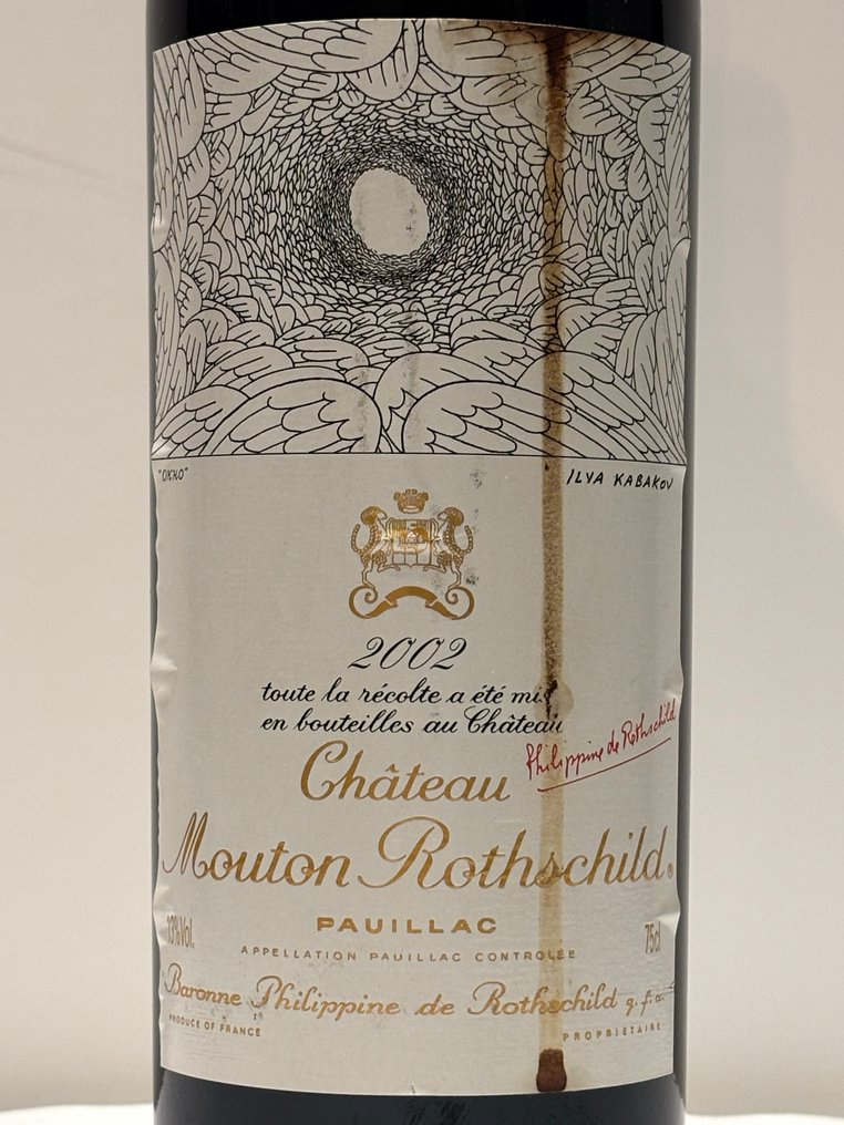 2002 Château Mouton Rothschild - Pauillac 1er Grand Cru Classé - 1 Bottles (0.75L) #2.1