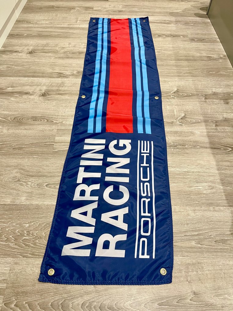 保时捷 MARTINI 旗 - 旗帜 (XXL-180cm) - Porsche #1.0