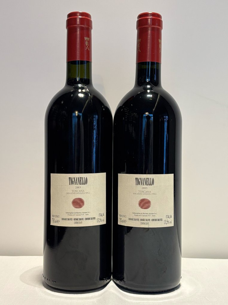 2003 Marchesi Antinori Tignanello - Tuscany IGT - 2 Bottles (0.75L) #4.3
