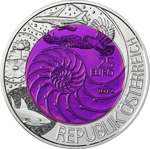 Oostenrijk. 25 Euro 2012 "Bionik" NIOB Proof  (Zonder minimumprijs) #1.0