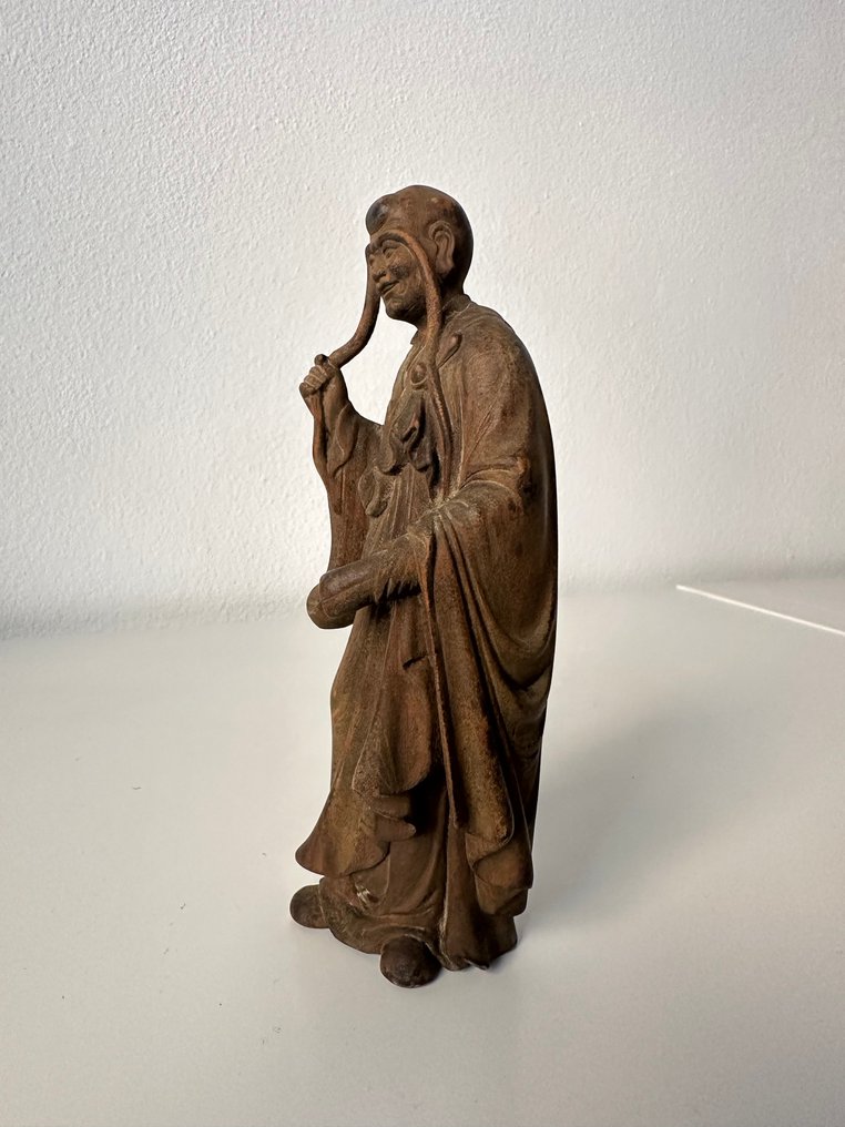 4 statyetter från kinesisk buddhistisk mytologi - Trä - Kina (Utan reservationspris) #2.1